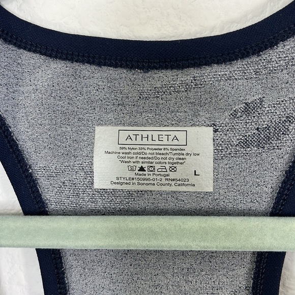 Athleta Speedlight Racerback Athletic Tank Top size Large - Picture 3 of 8